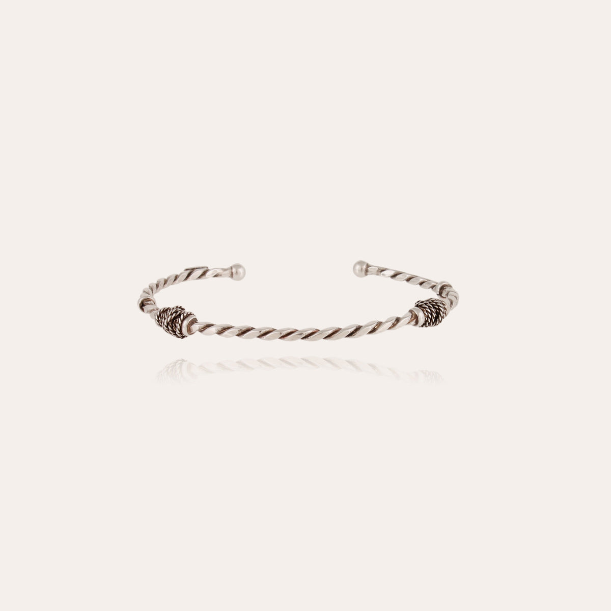 Torsade Small Bangle Silver