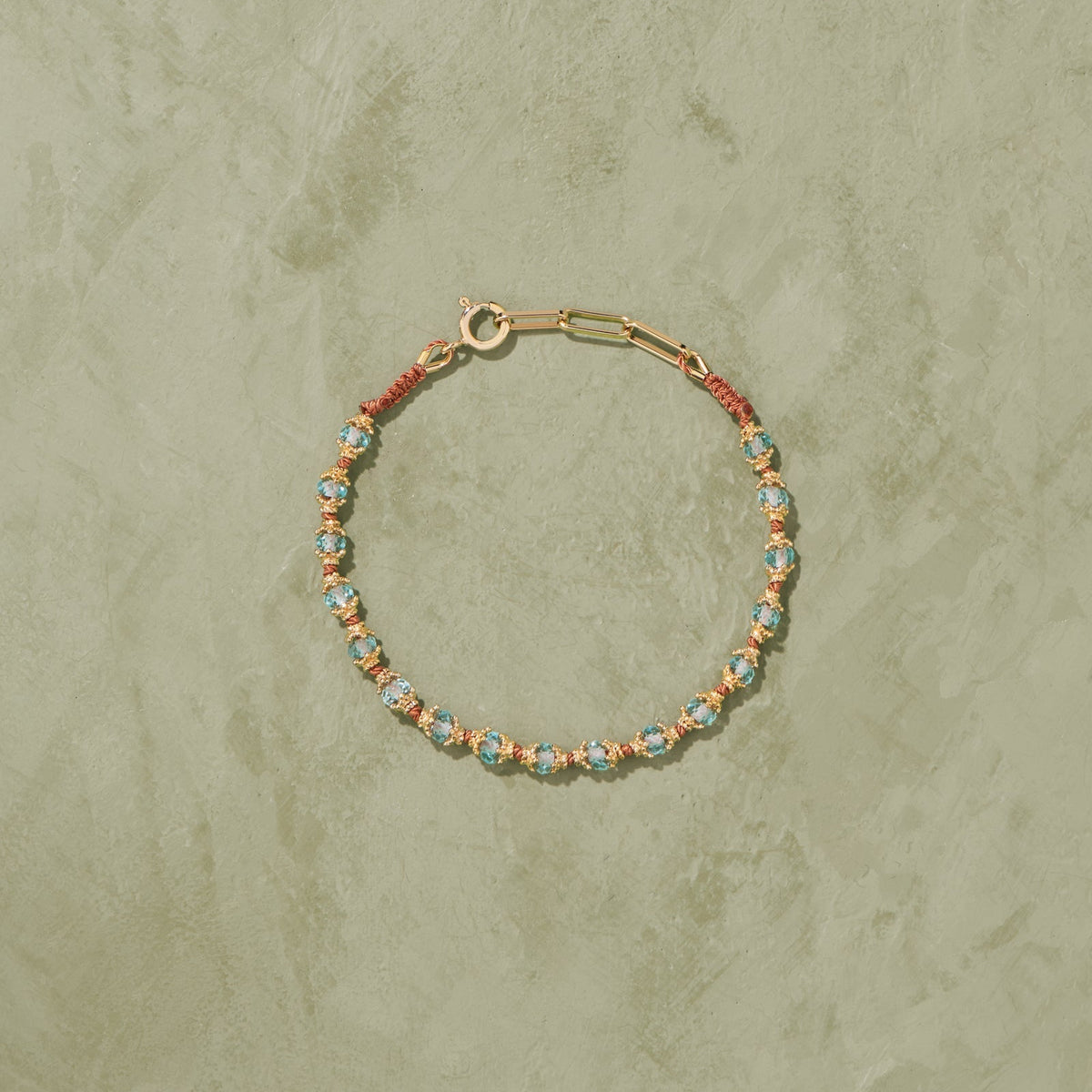 Kamilah Bracelet Neon Blue Topaz