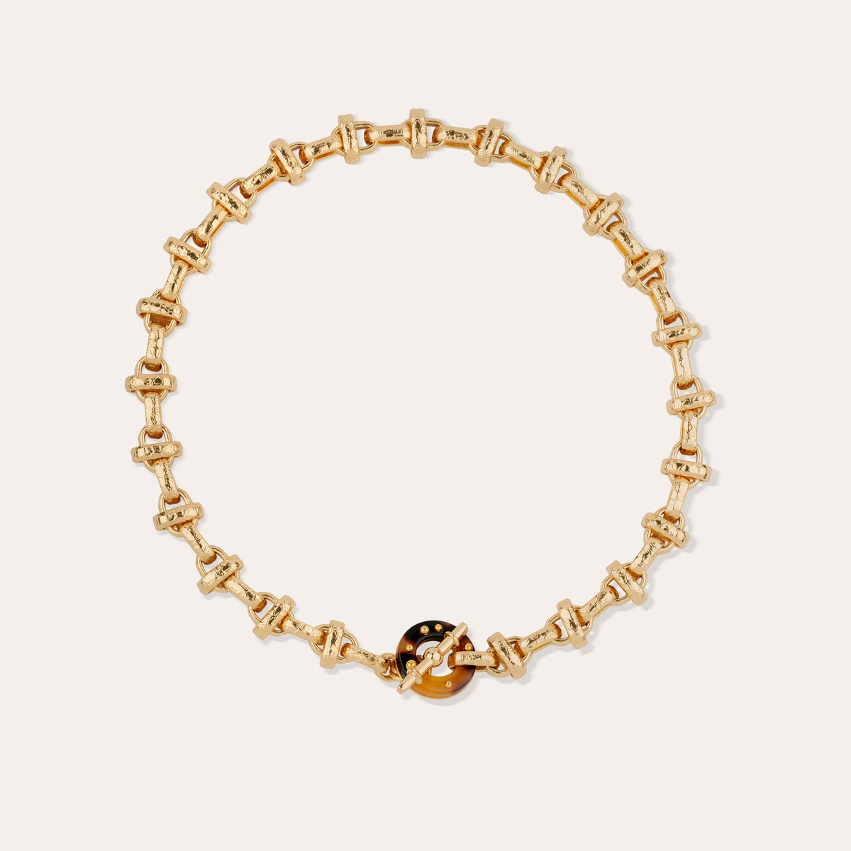 Adrian Acetate Necklace Tortoise