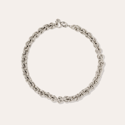 Vintage Chain Silver Necklace