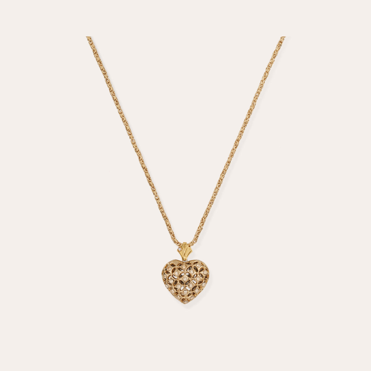 Coracao Small Chain Necklace Gold
