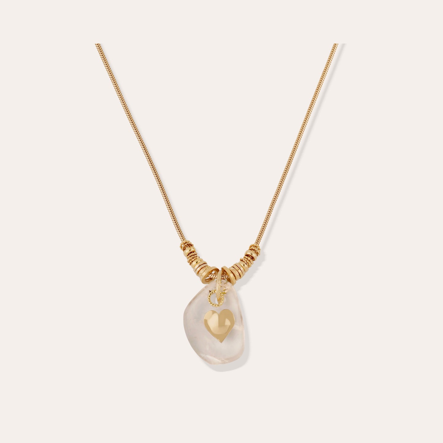 Galet Necklace Rock Crystal
