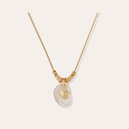 Galet Necklace Rock Crystal