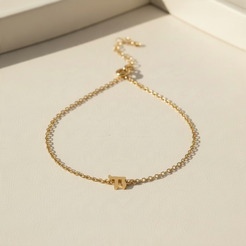 Chai Gold Bracelet