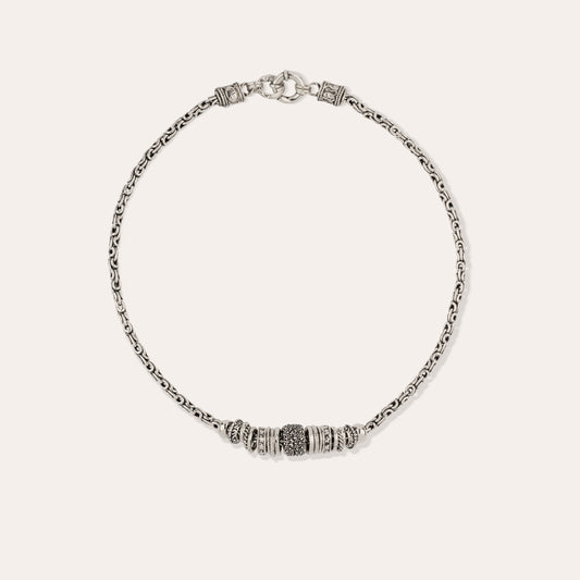 Marquise Chain Silver Necklace
