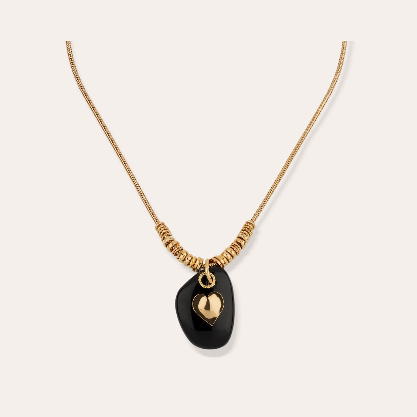 Galet Necklace Black Onyx