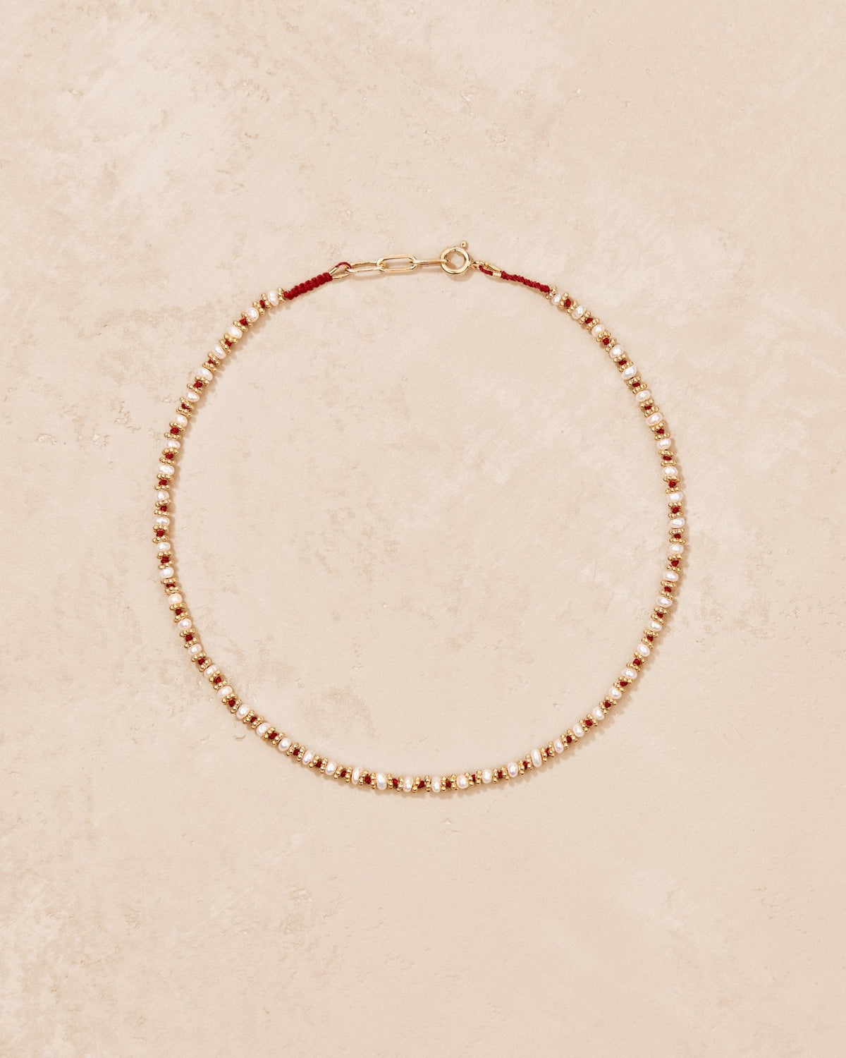 Kamala Necklace Red & Freshwater Pearls – Tityaravy