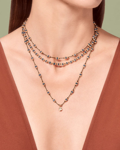 KAMILAH AQUA SANTA NECKLACE