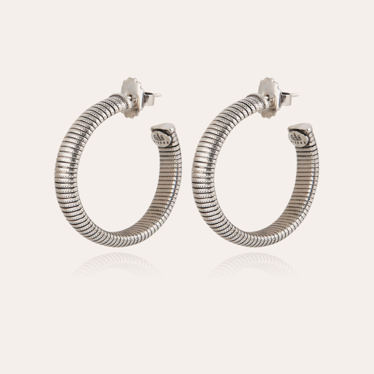 Milo Small Silver Hoops