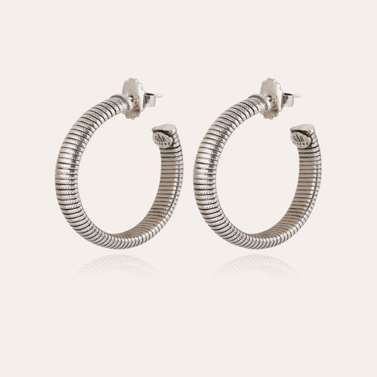 Milo Small Silver Hoops