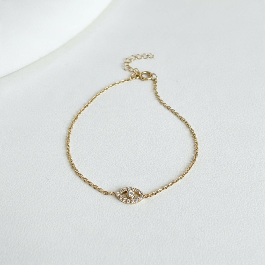 Evil Eye Diamond Bracelet