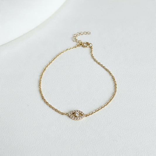 Evil Eye Diamond Bracelet