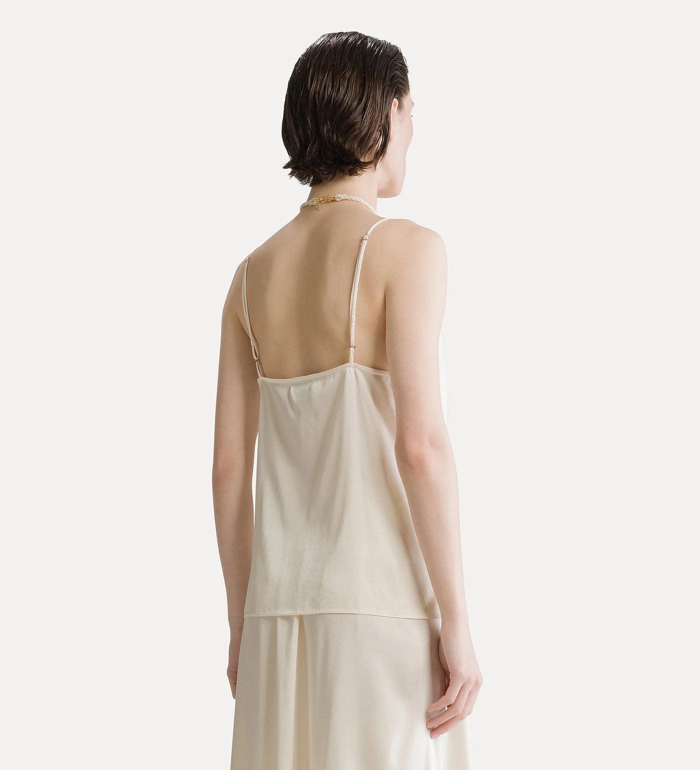 Silk Satin Top 15073 Ivory