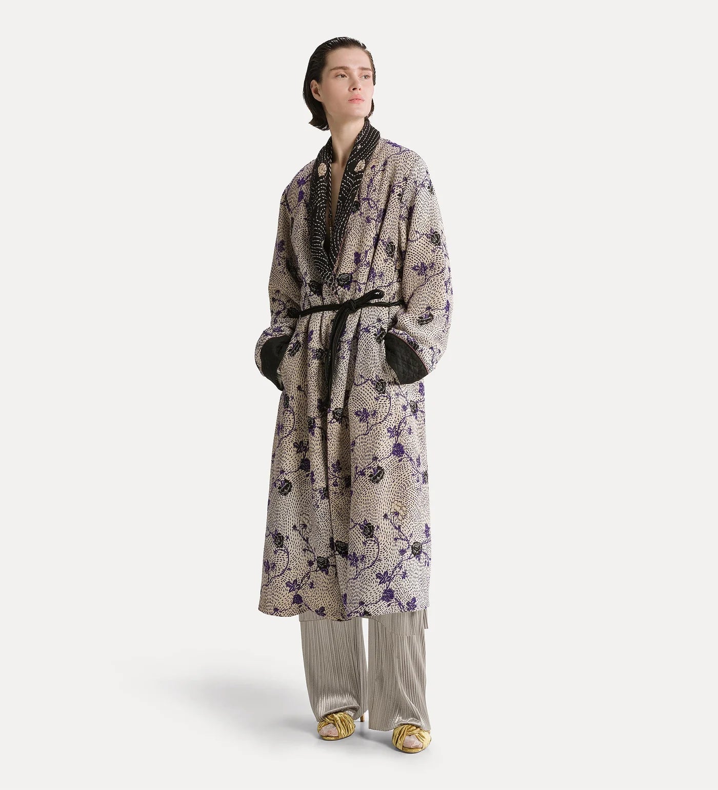 Jacquard Coat 15005
