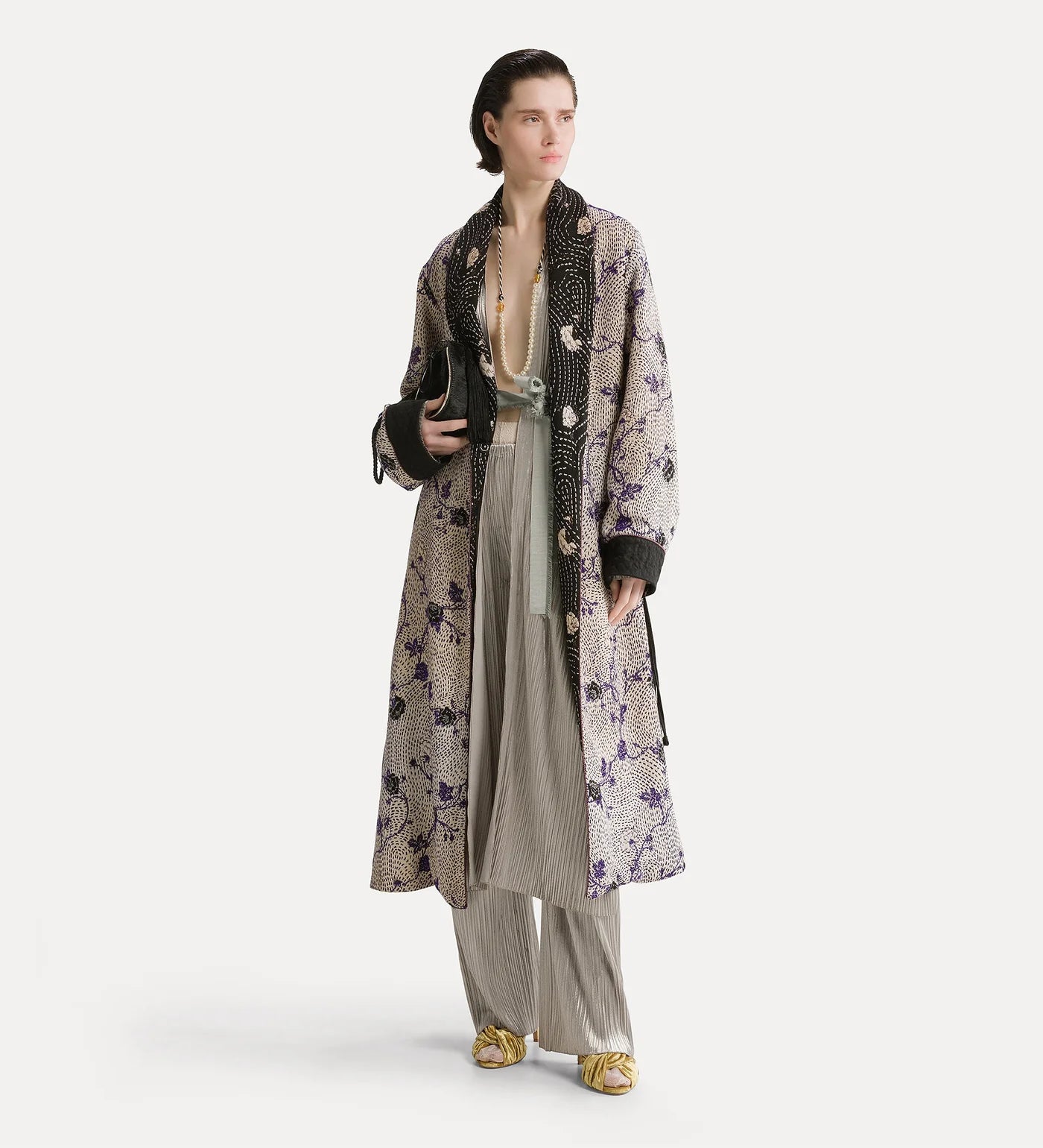 Jacquard Coat 15005