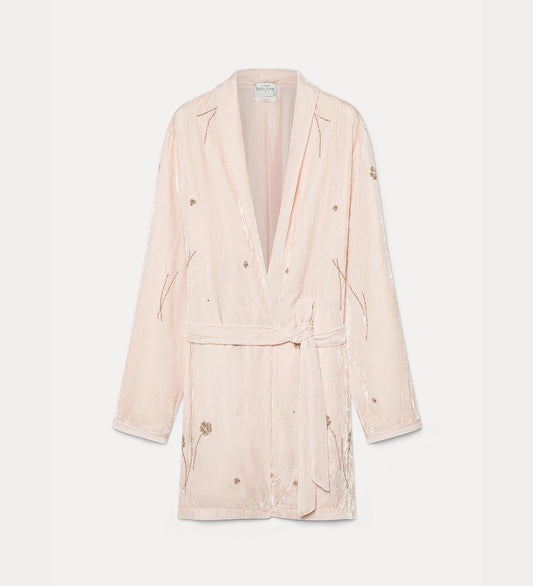 Embroidered Velvet Jacket 15045