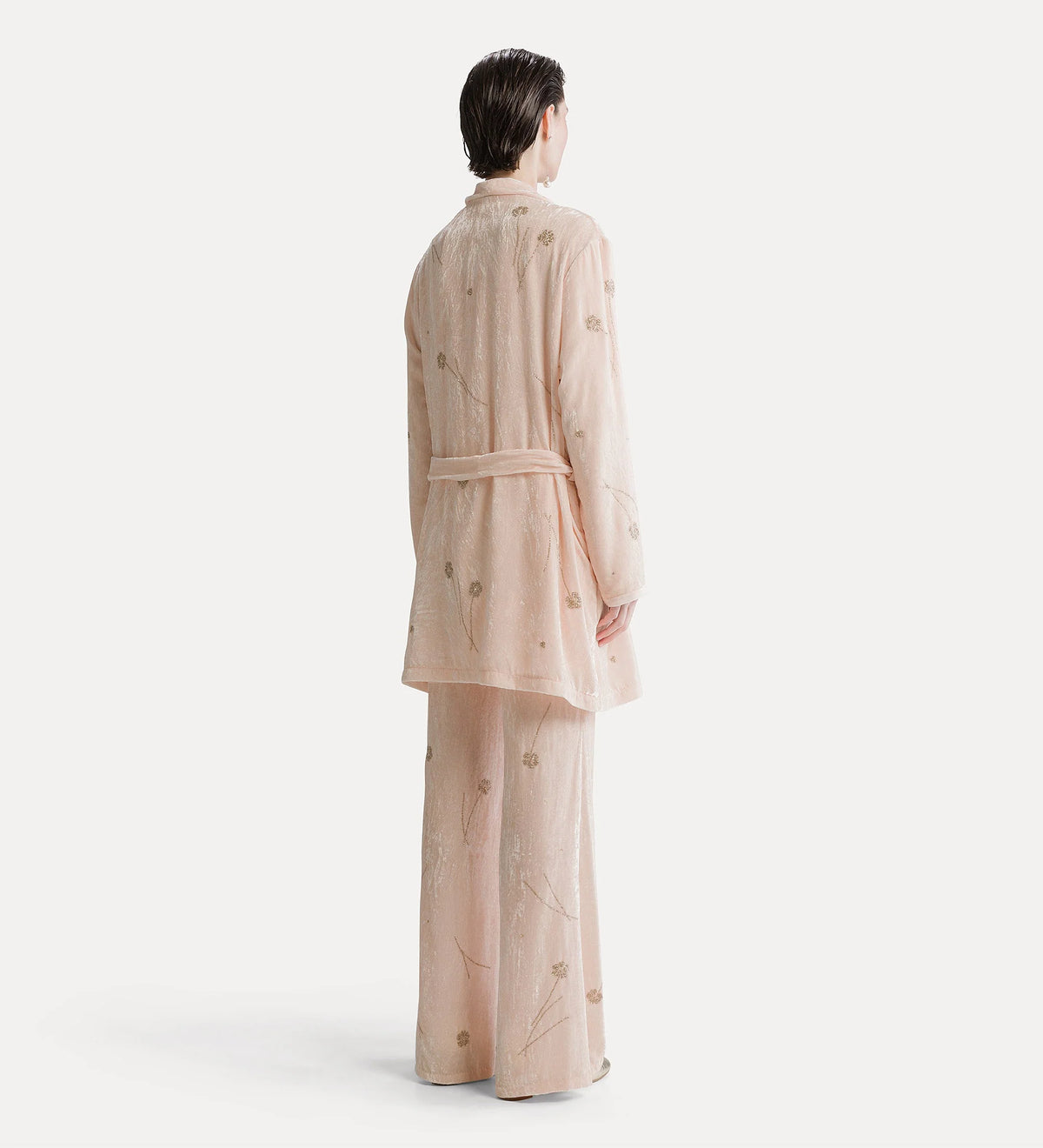 Embroidered Velvet Jacket 15045