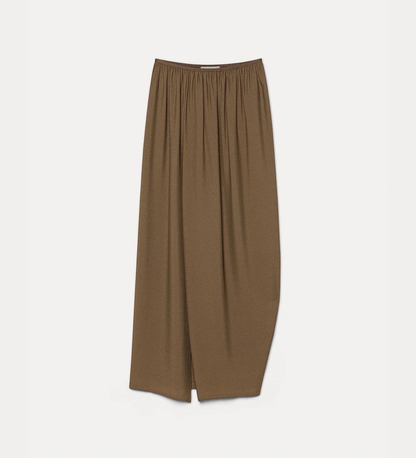 Silk Blend Skirt Brown 15088