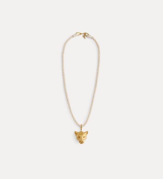 Rope Necklace with Puma 15170 Silk