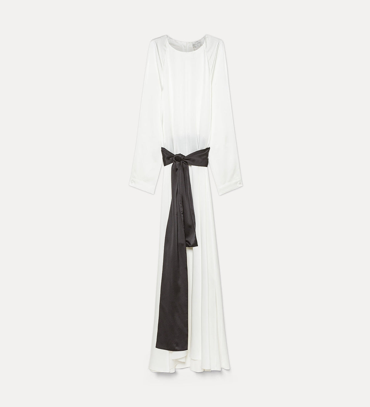 Silk Satin Dress with Sash 15385bis Diamond
