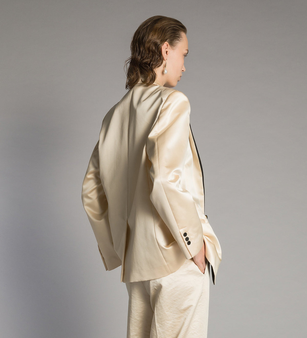 Duchesse Tuxedo Jacket 15360 Ivory