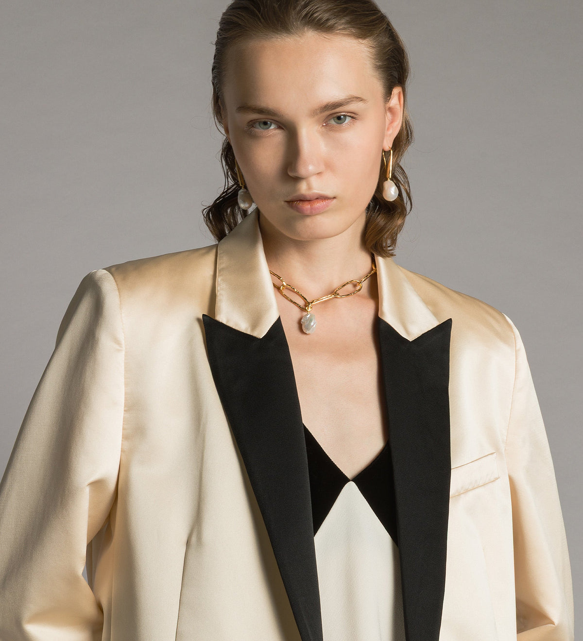 Duchesse Tuxedo Jacket 15360 Ivory