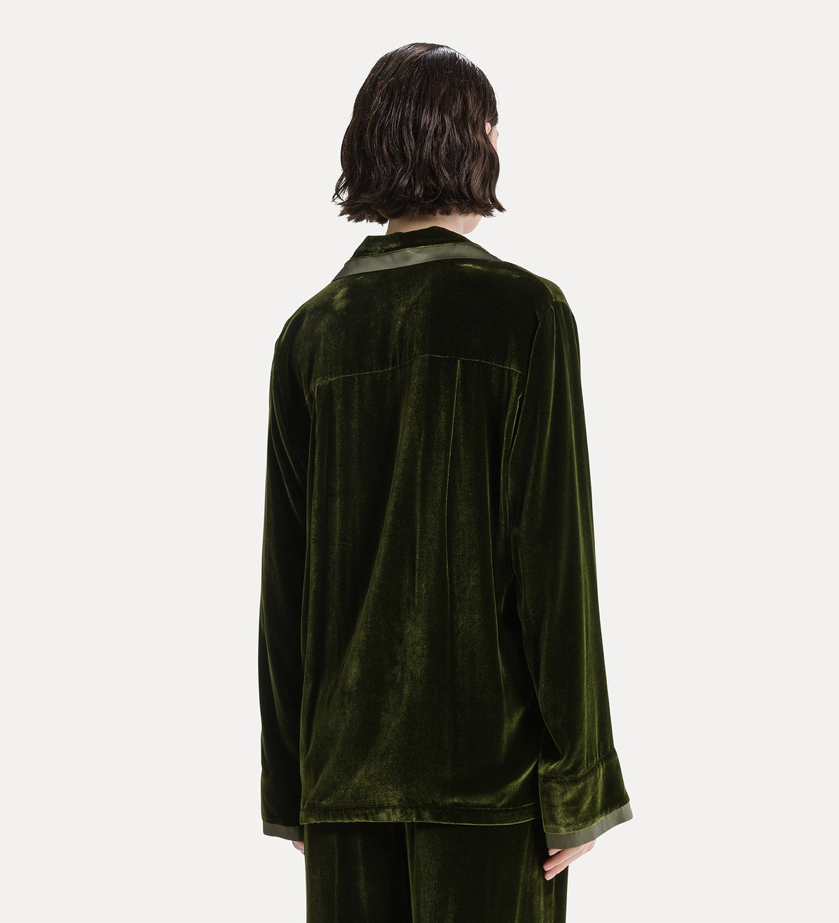 Velvet Pajama Jacket 15351 Woods