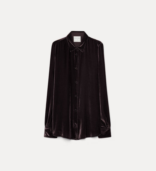 Velvet Shirt 15352 Fondant