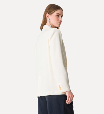 CREPE BLAZER 14059 OFFWHITE