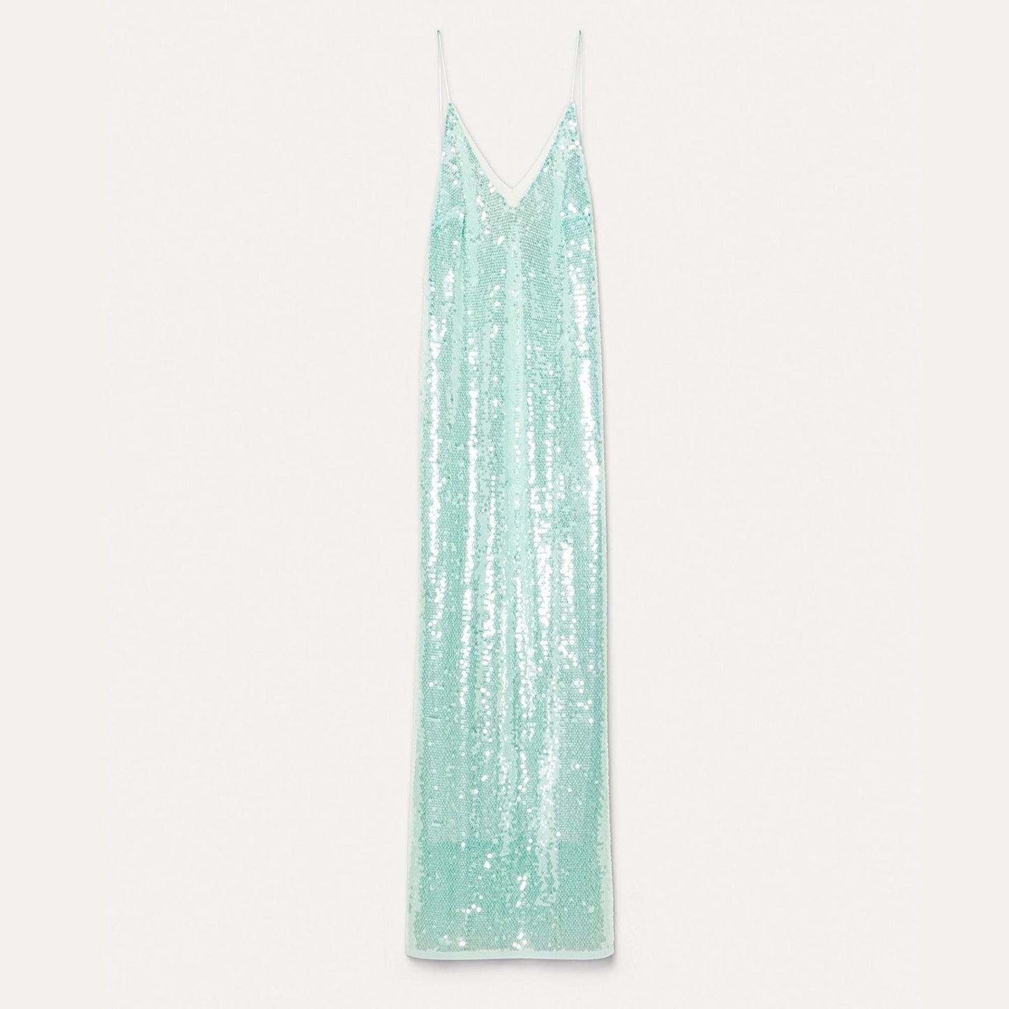 Sequin Dress 14893 Aqua