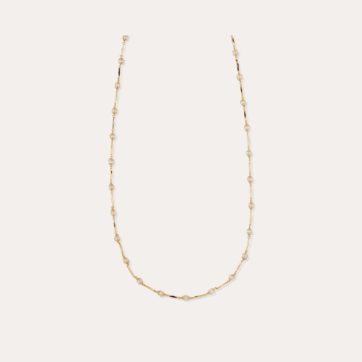 Perla Long Necklace Gold