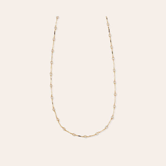Perla Long Necklace Gold