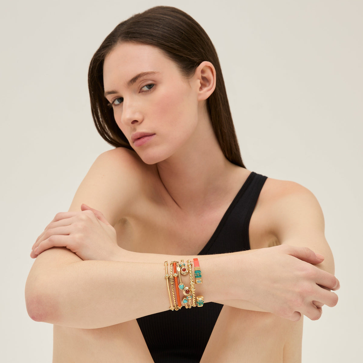 Torsade Small Bangle Gold
