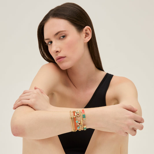 Torsade Small Bangle Gold