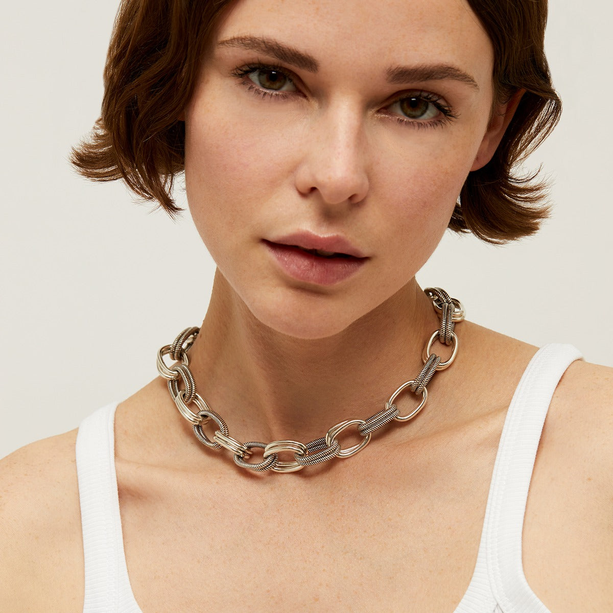 Bell Necklace Silver