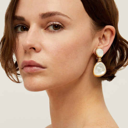 Silia Earrings Mother of Pearl