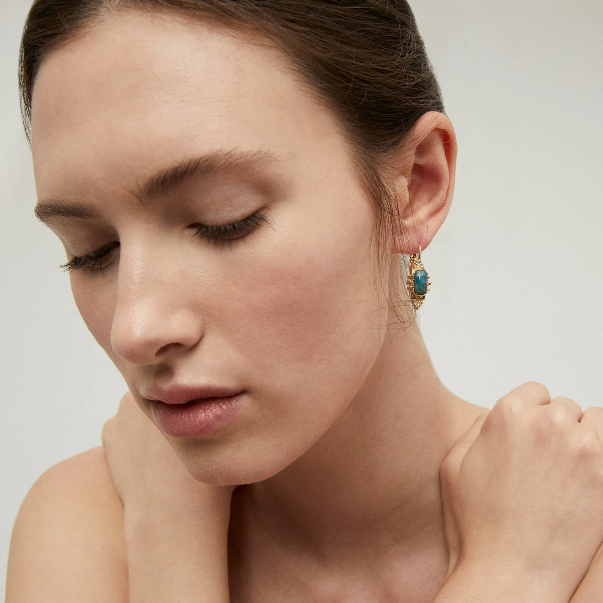 Talisman Earrings Apatite