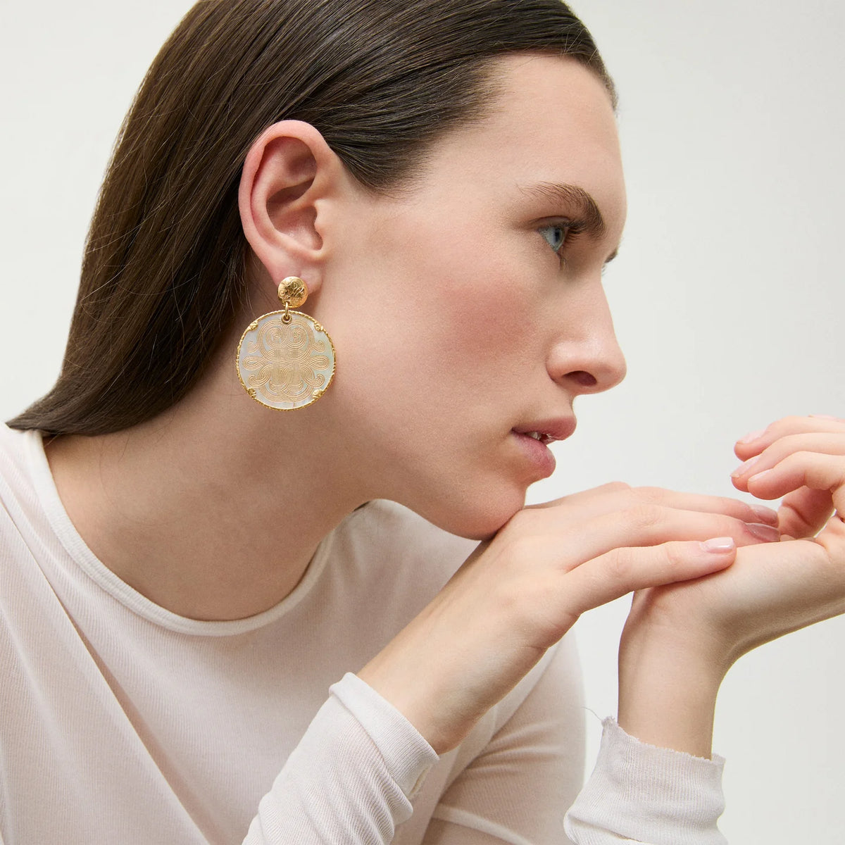 Sun Diva Large Earrings