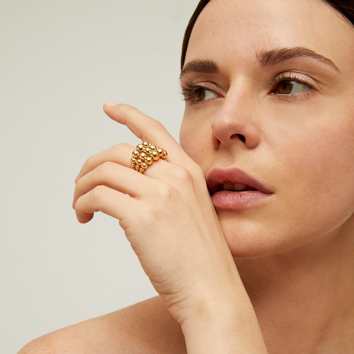 Multiperla Ring Gold