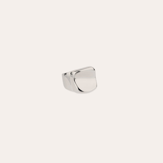 Square Mini Silver Ring