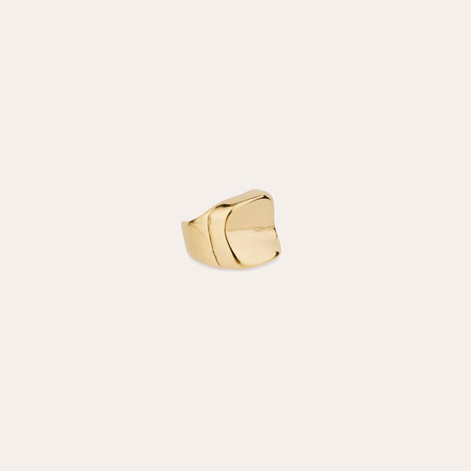 Square Mini Gold Ring