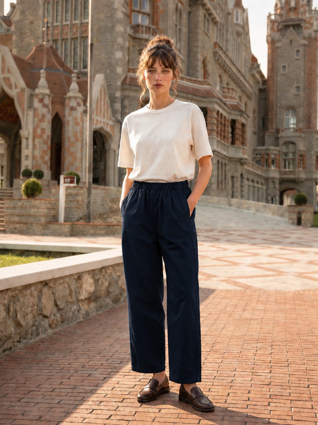 Fiamz Pants Navy