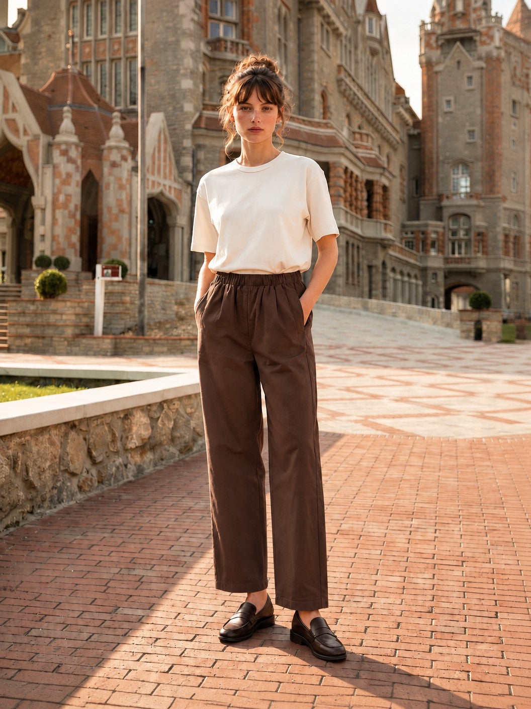 Fiamz Pants Brown