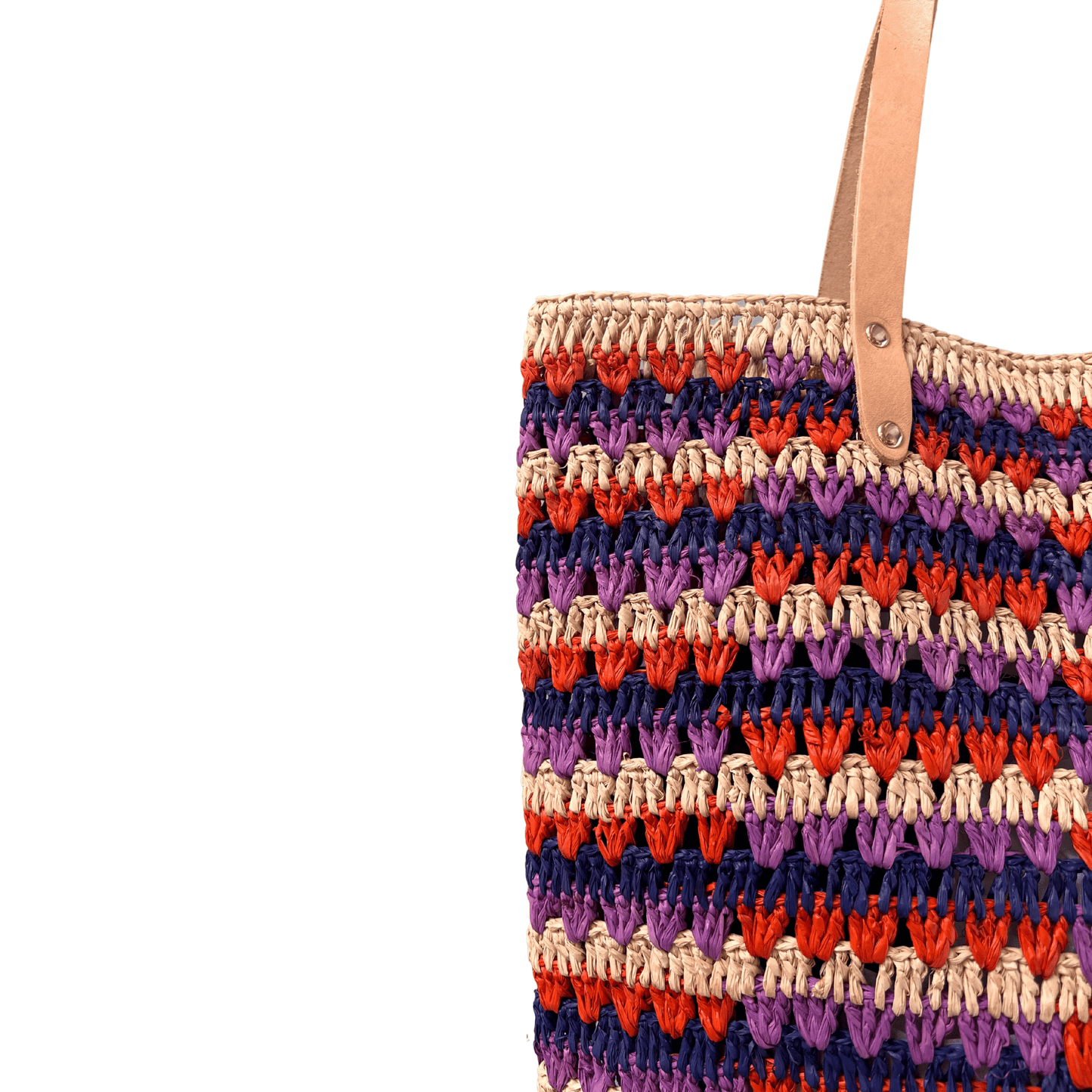 FLARE RAFFIA BAG