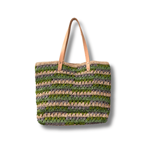 FLARE RAFFIA BAG