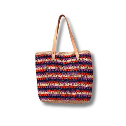 FLARE RAFFIA BAG