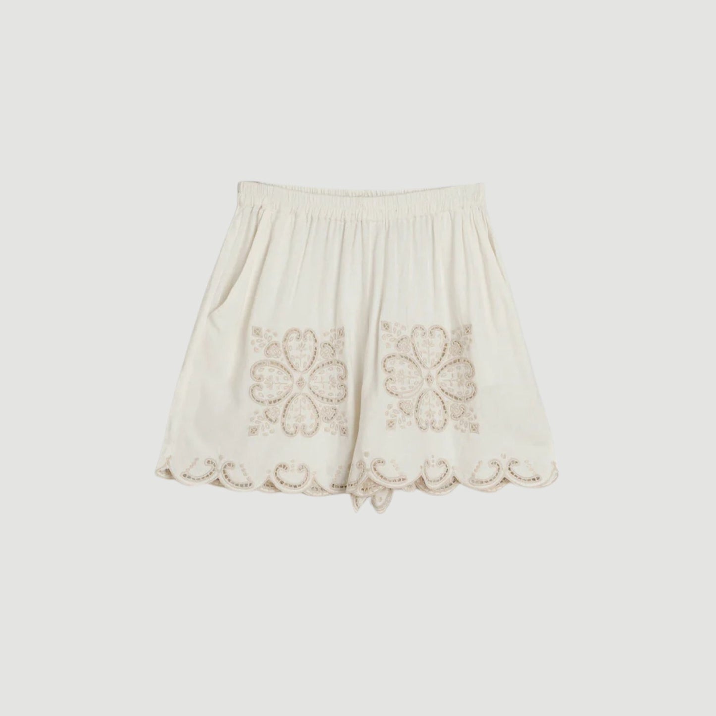 Floral Shorts Off White