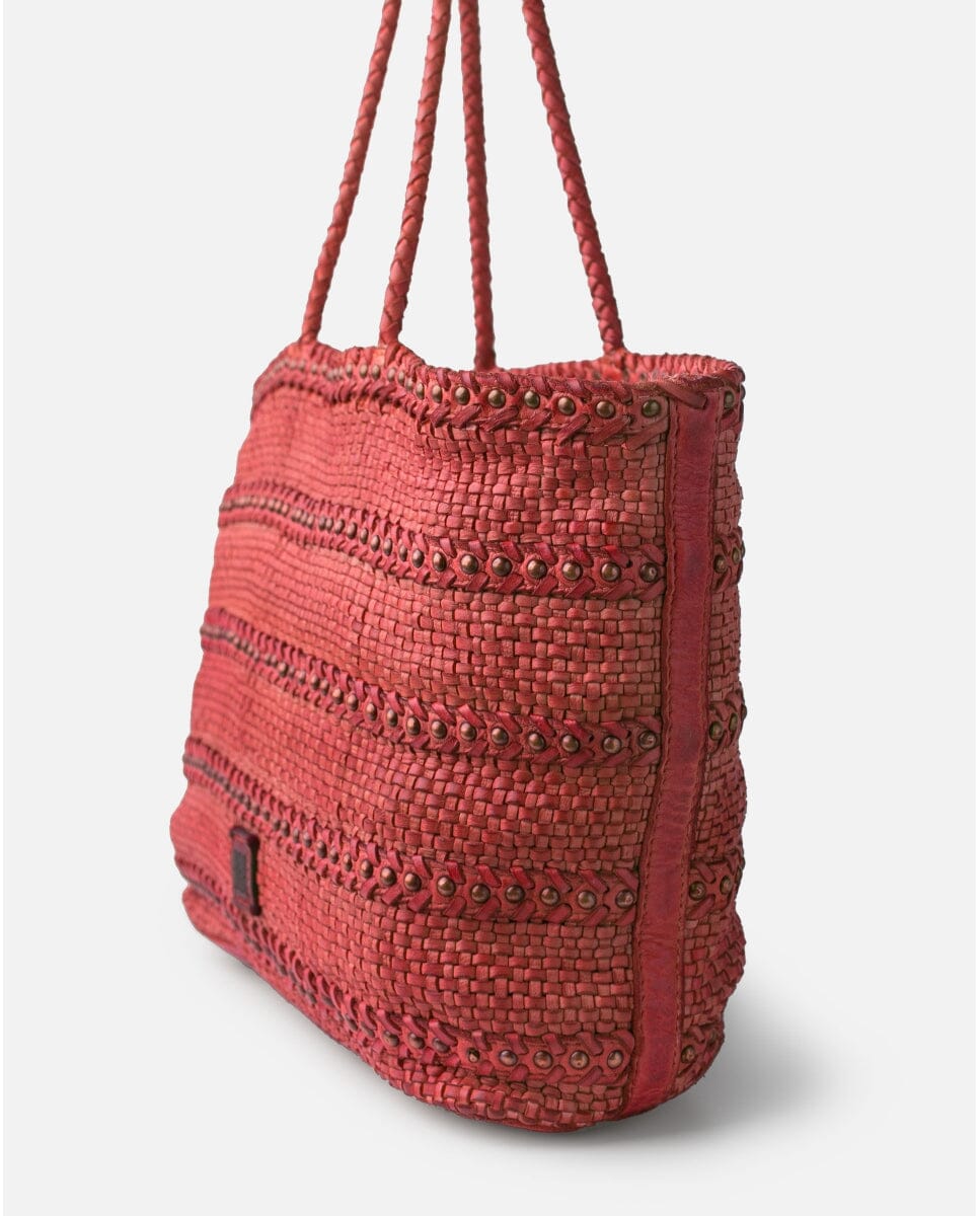 ETNA LARGE SHOPPING BAG RED