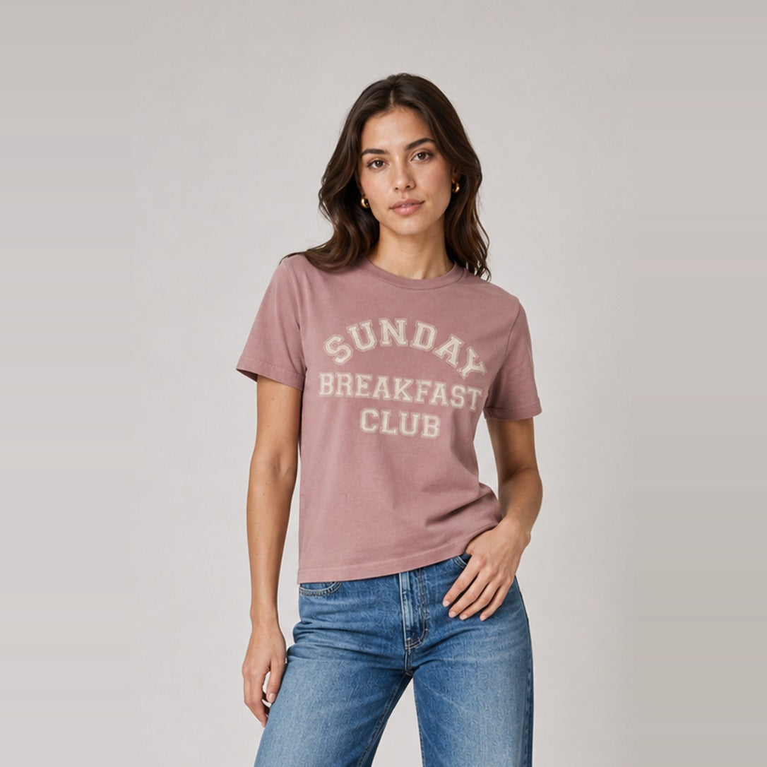 Sunday Breakfast Break T-Shirt Lotus