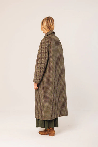 OLIVE WOOL COAT
